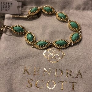 Kendra Scott mint Jana in gold - NWT